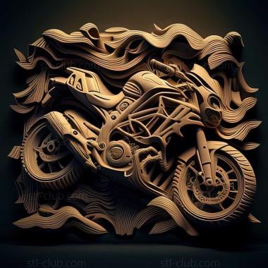 3D мадэль Ducati Monster 1100 (STL)